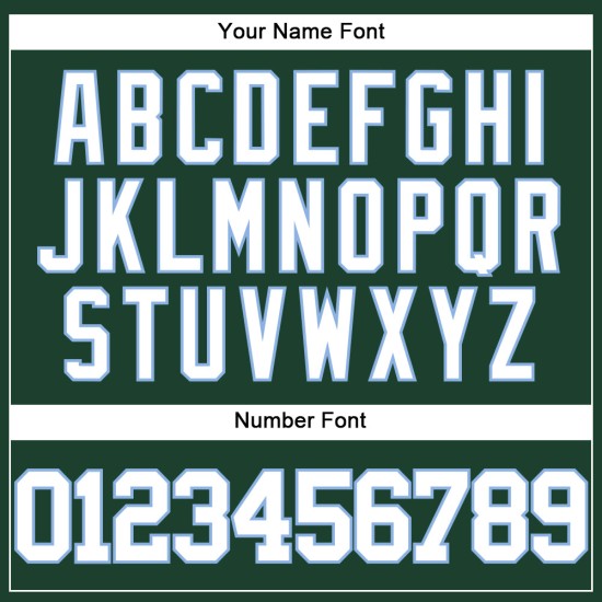 Jersey Weiß-Hell Benutzerdefinierte Grün Baseball Blau Authentisch Jersey Weiß-Hell Benutzerdefinierte Grün Baseball Blau Authentisch