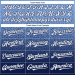 Baseball Custom Blue Fade Authentic Weiß-Navy Powder Fashion Jersey Baseball Custom Blue Fade Authentic Weiß-Navy Powder Fashion Jersey