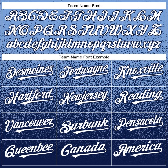 Baseball Custom Blue Fade Authentic Weiß-Navy Powder Fashion Jersey Baseball Custom Blue Fade Authentic Weiß-Navy Powder Fashion Jersey