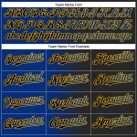 Jersey Custom Schwarz Mode Royal-Gold Gradienten Baseball Authentic Jersey Custom Schwarz Mode Royal-Gold Gradienten Baseball Authentic