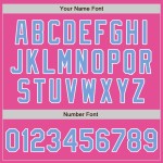 Benutzerdefiniertes rosa hellblau-weißes authentisches Split Fashion Baseball-Trikot Benutzerdefiniertes rosa hellblau-weißes authentisches Split Fashion Baseball-Trikot