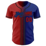 Authentic Fashion Custom Rot-Schwarz Gradient Royal Baseball Jersey Authentic Fashion Custom Rot-Schwarz Gradient Royal Baseball Jersey