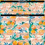 Benutzerdefinierte Weiß Orange 3D Muster Design Obst Authentische Baseball Jersey Benutzerdefinierte Weiß Orange 3D Muster Design Obst Authentische Baseball Jersey