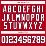 Benutzerdefiniertes rot-weiß-marineblaues Baseballtrikot Benutzerdefiniertes rot-weiß-marineblaues Baseballtrikot