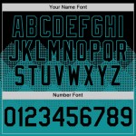 3D Jersey Farbverlauf Quadrat Schwarz Baseball Teal Muster Formen Authentisches Design Custom 3D Jersey Farbverlauf Quadrat Schwarz Baseball Teal Muster Formen Authentisches Design Custom
