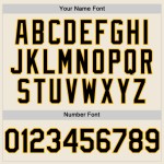 Custom Line Creme Jersey Authentic Schwarz-Gold Baseball Custom Line Creme Jersey Authentic Schwarz-Gold Baseball