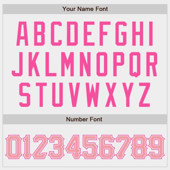 Benutzerdefiniertes authentisches Baseball-Trikot in Weiß und Mittelpink Benutzerdefiniertes authentisches Baseball-Trikot in Weiß und Mittelpink