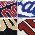 Benutzerdefiniertes Marineblau-Rot-Weiß-Baseballtrikot Benutzerdefiniertes Marineblau-Rot-Weiß-Baseballtrikot