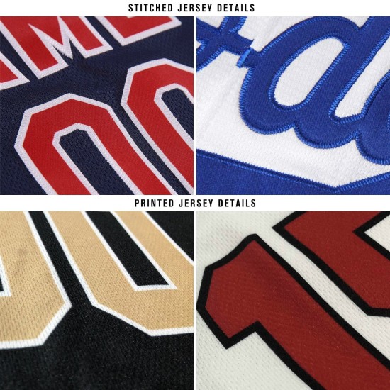 Benutzerdefiniertes Marineblau-Rot-Weiß-Baseballtrikot Benutzerdefiniertes Marineblau-Rot-Weiß-Baseballtrikot