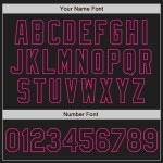 Authentisches benutzerdefiniertes Pink-Teal Baseball Black Jersey Hot Authentisches benutzerdefiniertes Pink-Teal Baseball Black Jersey Hot