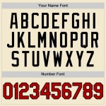 Authentisches Cream Baseball Jersey Throwback Custom Rot-Schwarz Authentisches Cream Baseball Jersey Throwback Custom Rot-Schwarz