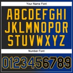 Jersey Custom Schwarz Mode Royal-Gold Gradienten Baseball Authentic Jersey Custom Schwarz Mode Royal-Gold Gradienten Baseball Authentic