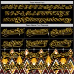 Gelb Schwarz Design Authentische Baseball Muster Stil Ethnische Jersey Afrikanische Gelb Schwarz Design Authentische Baseball Muster Stil Ethnische Jersey Afrikanische