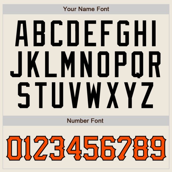 Benutzerdefinierte Creme Schwarz Nadelstreifen Orange-Schwarz Authentic Baseball Jersey Benutzerdefinierte Creme Schwarz Nadelstreifen Orange-Schwarz Authentic Baseball Jersey