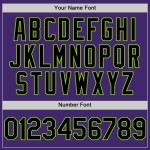 Authentic Custom Jersey Line Grün Baseball Lila Schwarz-Neon Authentic Custom Jersey Line Grün Baseball Lila Schwarz-Neon