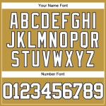 Weiß-Marineblau Authentic Baseball Custom Old Jersey Gold Weiß-Marineblau Authentic Baseball Custom Old Jersey Gold