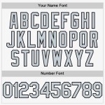 Authentisches weißes Baseball-Trikot in Silber-Schwarz, ärmellos, individuell Authentisches weißes Baseball-Trikot in Silber-Schwarz, ärmellos, individuell