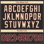 Benutzerdefiniertes schwarzes Crimson-City Cream Authentic Baseball-Trikot Benutzerdefiniertes schwarzes Crimson-City Cream Authentic Baseball-Trikot