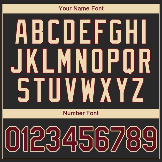 Benutzerdefiniertes schwarzes Crimson-City Cream Authentic Baseball-Trikot Benutzerdefiniertes schwarzes Crimson-City Cream Authentic Baseball-Trikot