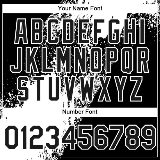 Design Muster 3D Baseball Stroke Authentic Custom Jersey Pinsel Weiß Schwarz Abstrakt Design Muster 3D Baseball Stroke Authentic Custom Jersey Pinsel Weiß Schwarz Abstrakt