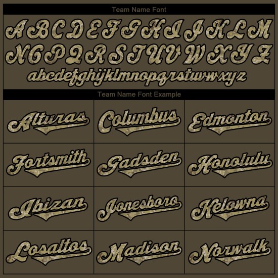 Benutzerdefiniertes Olive Camo-Schwarz Authentic Salute To Service Baseball-Trikot Benutzerdefiniertes Olive Camo-Schwarz Authentic Salute To Service Baseball-Trikot