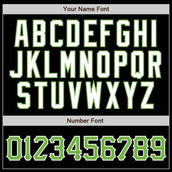 Benutzerdefinierte schwarz neongrün Nadelstreifen neongrün-weiß authentische Baseball Jersey Benutzerdefinierte schwarz neongrün Nadelstreifen neongrün-weiß authentische Baseball Jersey