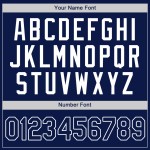 Custom Navy Navy-Puderblau Authentic Baseball Jersey Custom Navy Navy-Puderblau Authentic Baseball Jersey