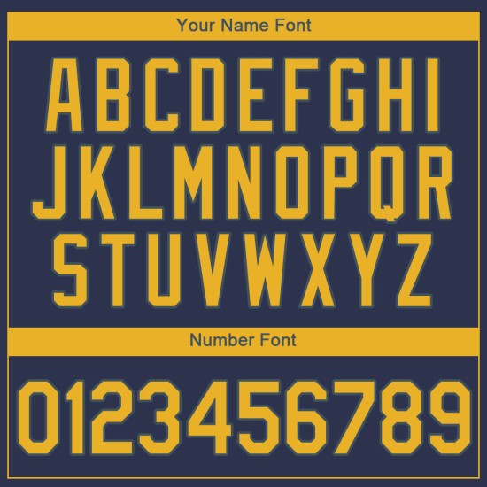 Benutzerdefiniertes authentisches Baseball-Trikot in Marineblau und Gold Benutzerdefiniertes authentisches Baseball-Trikot in Marineblau und Gold