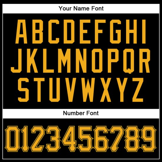 Benutzerdefiniertes authentisches Baseballtrikot in Schwarz und Gold Benutzerdefiniertes authentisches Baseballtrikot in Schwarz und Gold