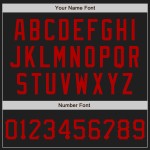 Muster Graffiti 3D Jersey Authentische Rot-Schwarz Baseball Scratch Custom Muster Graffiti 3D Jersey Authentische Rot-Schwarz Baseball Scratch Custom