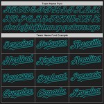 Authentisches benutzerdefiniertes Pink-Teal Baseball Black Jersey Hot Authentisches benutzerdefiniertes Pink-Teal Baseball Black Jersey Hot
