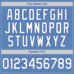 Benutzerdefiniertes hellblau-weiß-königliches authentisches Baseball-Trikot Benutzerdefiniertes hellblau-weiß-königliches authentisches Baseball-Trikot