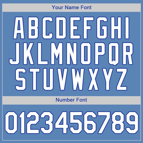 Benutzerdefiniertes hellblau-weiß-königliches authentisches Baseball-Trikot Benutzerdefiniertes hellblau-weiß-königliches authentisches Baseball-Trikot