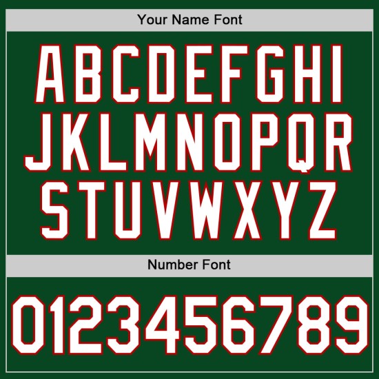 Weiß-Rotes Baseball Throwback Authentic Green Custom Jersey Weiß-Rotes Baseball Throwback Authentic Green Custom Jersey