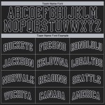 Benutzerdefiniertes schwarzes und graues authentisches Baseball-Trikot Benutzerdefiniertes schwarzes und graues authentisches Baseball-Trikot