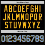 Leichtes authentisches schwarzes Throwback Custom Baseball Jersey Blau-Gold Leichtes authentisches schwarzes Throwback Custom Baseball Jersey Blau-Gold